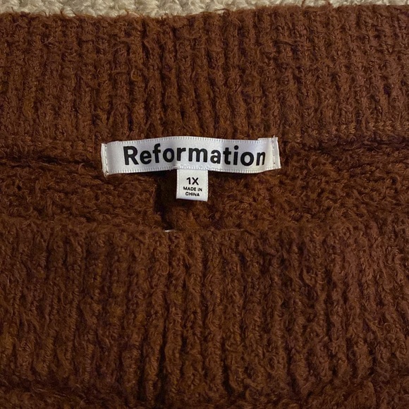 Reformation fuzzy wide leg pants - Picture 4 of 10